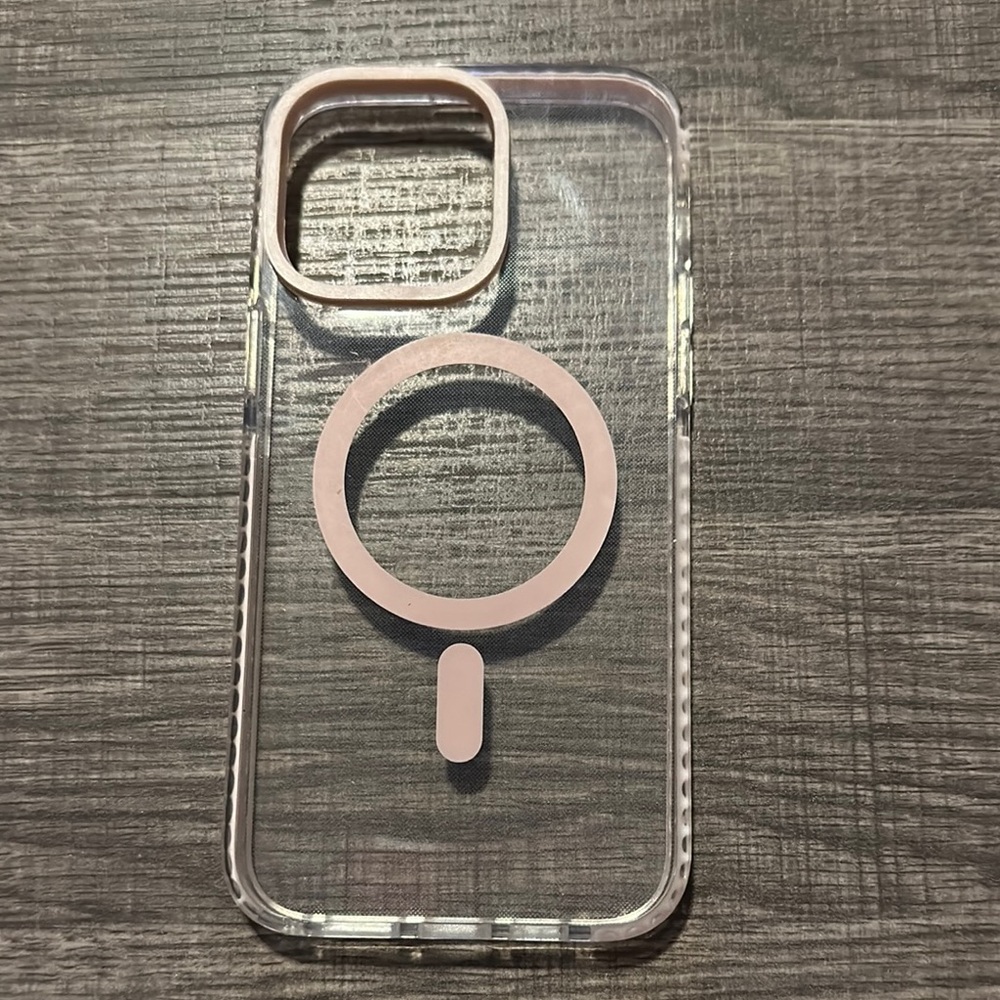 Gray and Pink Protective Phone Case for Style and Durability